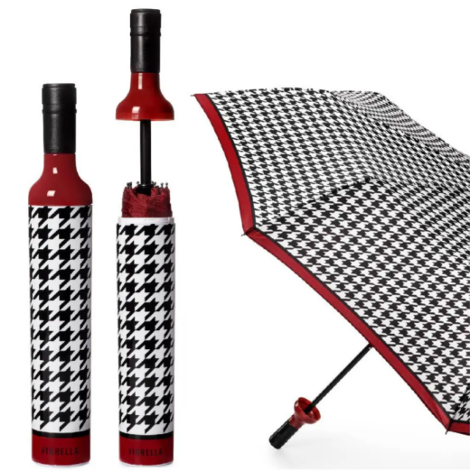 Houndstooth Bottle Umbrella