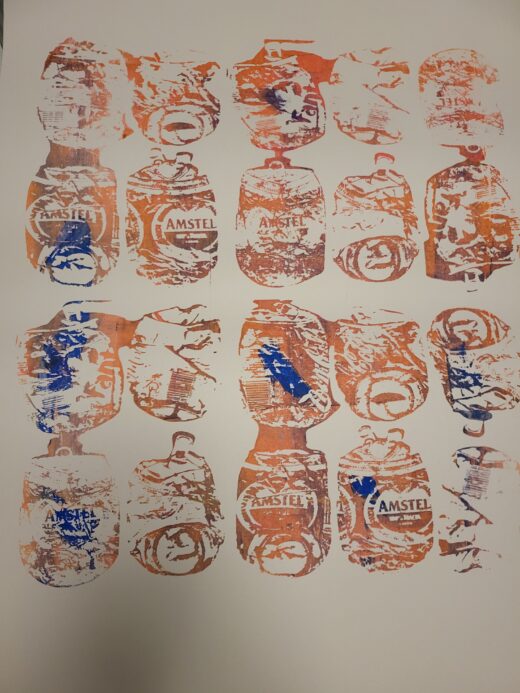 Beers & Soda print - Orange & Blue (3)