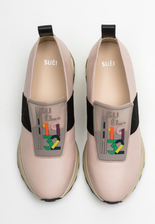 loafers sport style with patch suèi- milan 1932