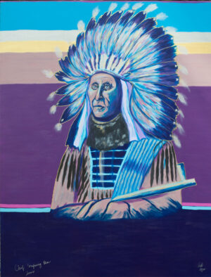 Chief Conquering Bear, Sioux, Portrait from the 12 Chiefs Show.