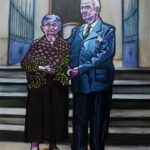 Pareja clásica, latinoamericana, tierna.