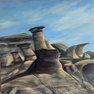 The alien landscape of Drumheller Alberta