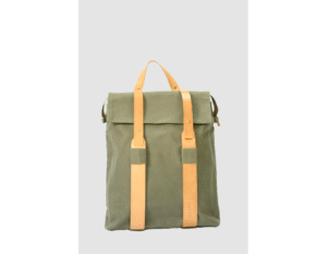 The green Mariko Old Time minimal backpack