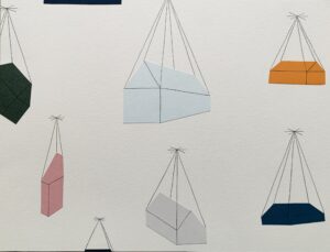 Houses flying home II