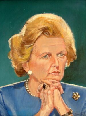 "Maggie" original oil painting on canvas size 10in x 8in (25cm x 20cm) portrait copyright 1996
