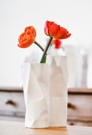 Vase papier de porcelaine 3/4