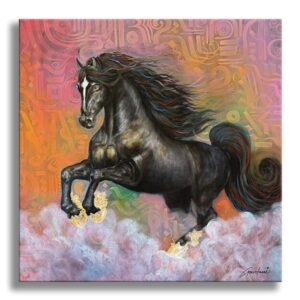 Paris Horse - Original Painting on Canvas