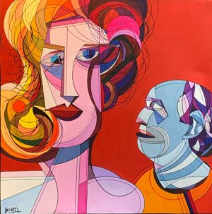 Tamaño: 1m x 1m Técnica: Acrílico Año: 2023