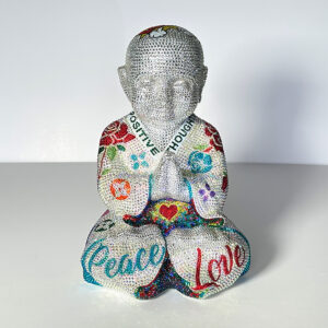 Positive Thoughts Buddha - Original Swarovski Sculpture